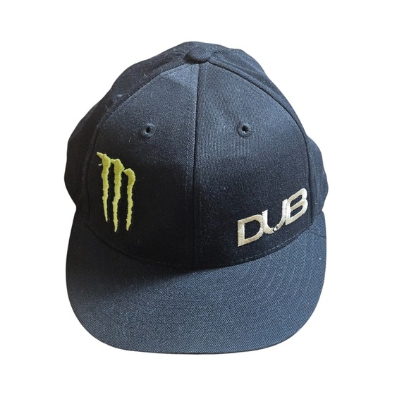 Monster‎ Energy DUB Magazine 210 Fitted Flex-Fit Cap 6 7/8-7 1/4 Acrylic Wool - Picture 6 of 7
